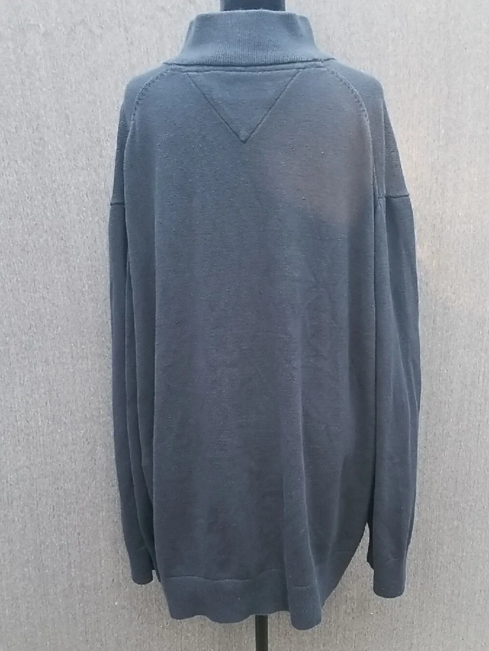 Tommy Hilfiger Dark Blue Quarter-Zip Sweater 87